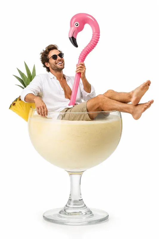 Surreal Giant Cocktail Portraits