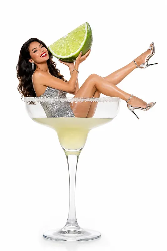 Surreal Giant Cocktail Portraits