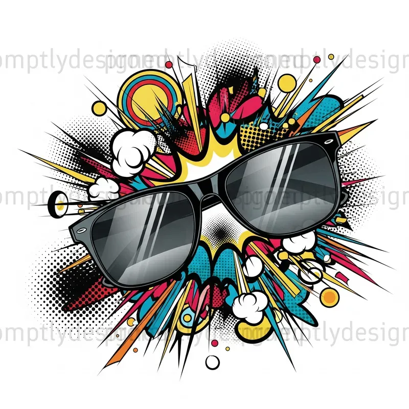 Bold Retro Vibes Clip Art