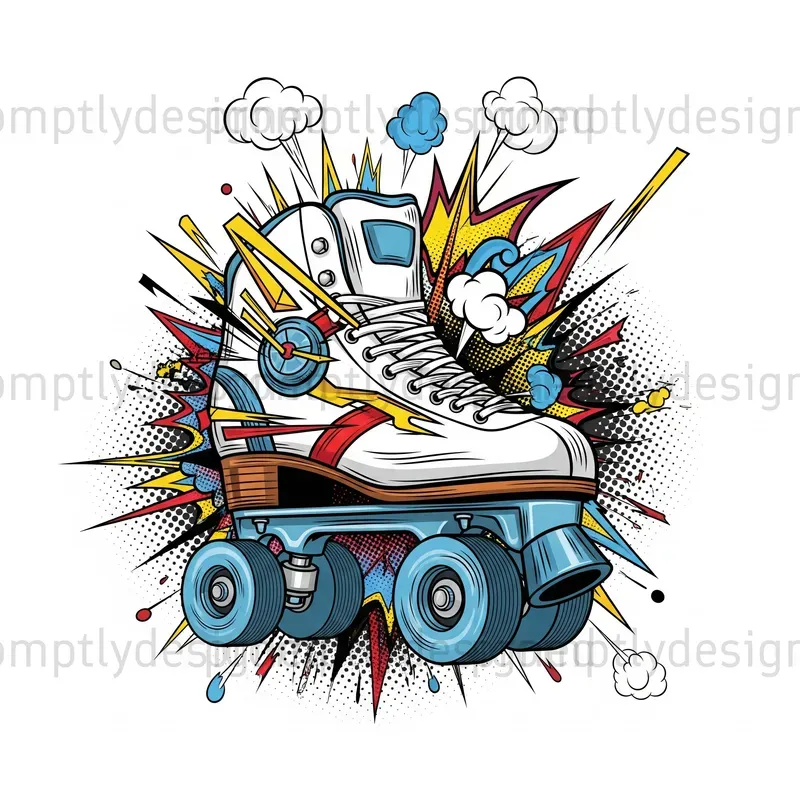 Bold Retro Vibes Clip Art