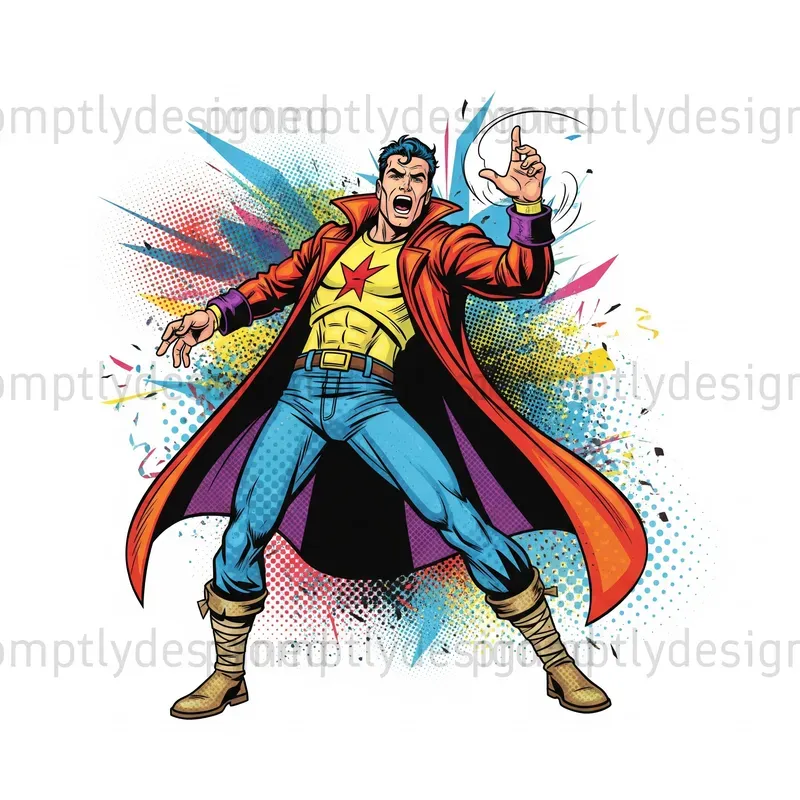 Bold Retro Vibes Clip Art