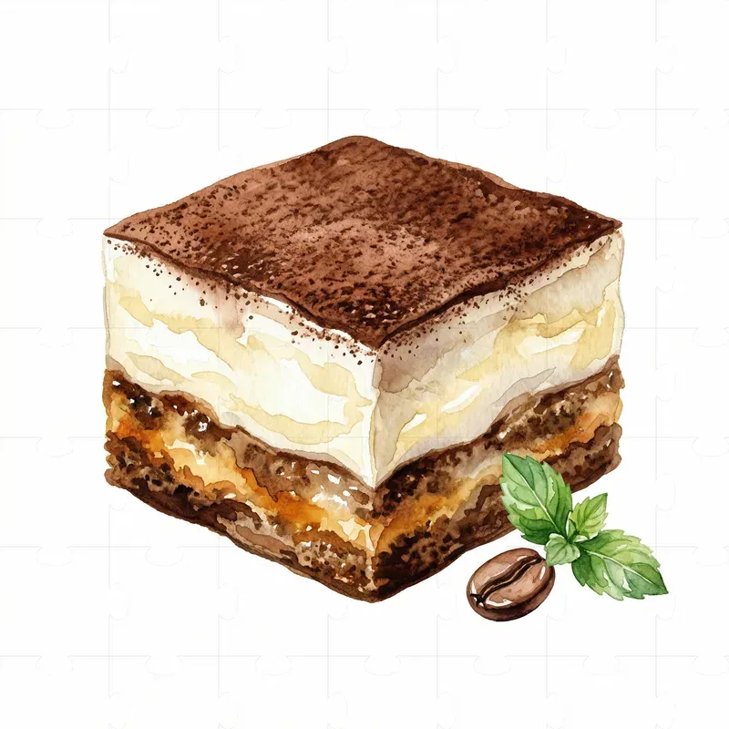 Watercolor Illustration Gourmet Clipart