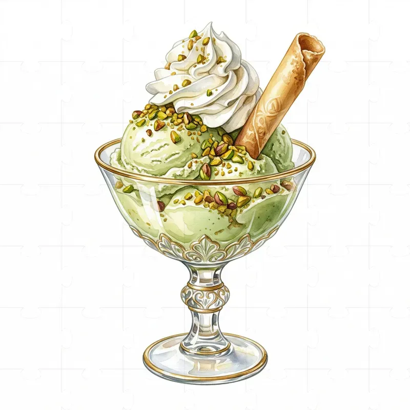 Watercolor Illustration Gourmet Clipart