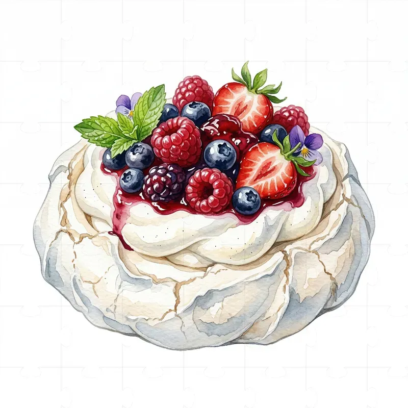 Watercolor Illustration Gourmet Clipart