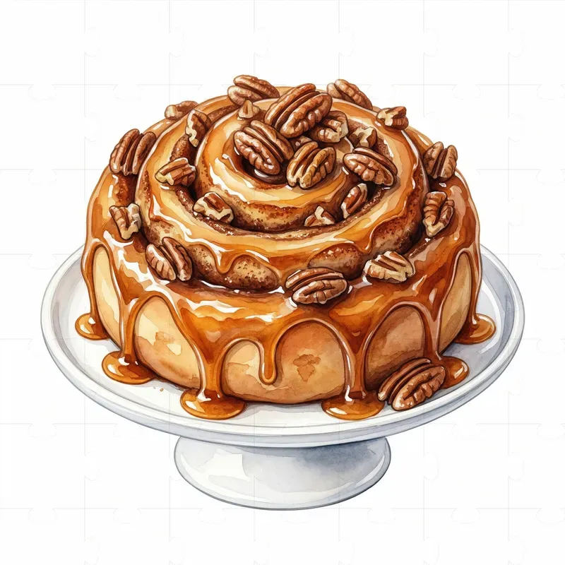 Watercolor Illustration Gourmet Clipart