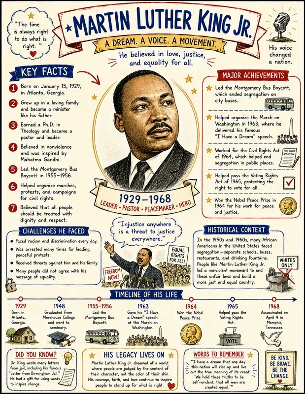 Us Historical Figures Sketchnotes