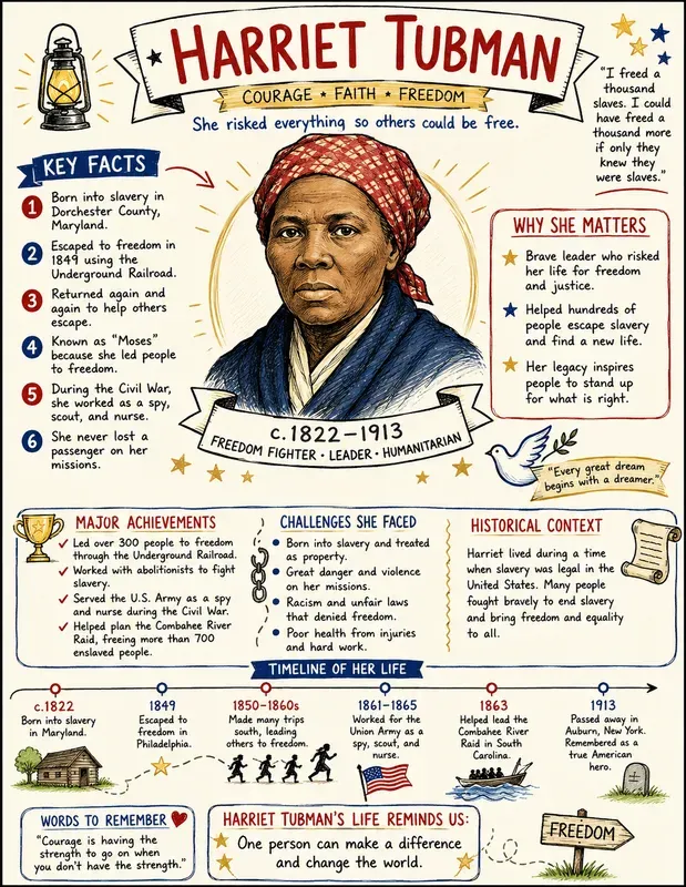 Us Historical Figures Sketchnotes