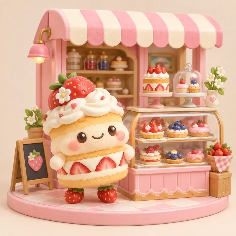 Kawaii Patisserie Club 3D Bakery Toys