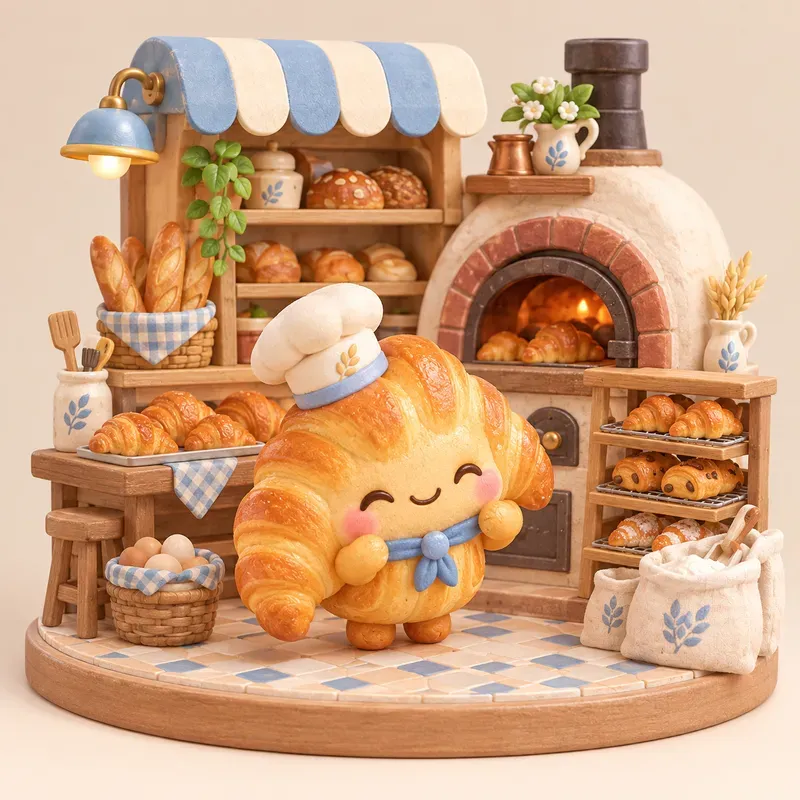 Kawaii Patisserie Club 3D Bakery Toys