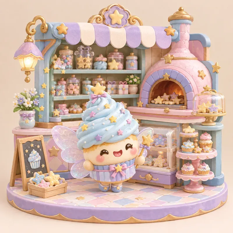 Kawaii Patisserie Club 3D Bakery Toys