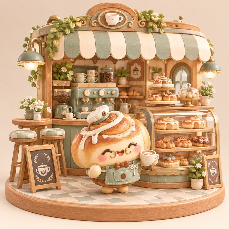 Kawaii Patisserie Club 3D Bakery Toys
