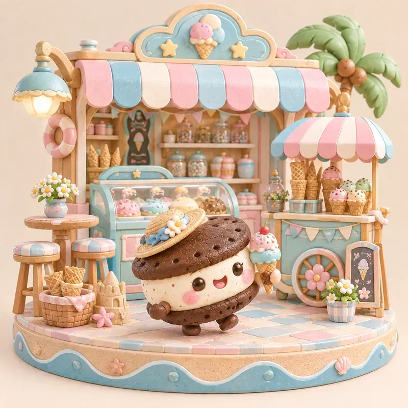 Kawaii Patisserie Club 3D Bakery Toys