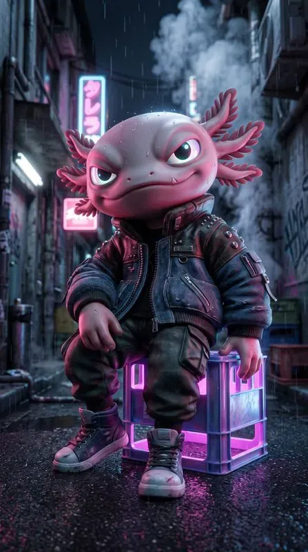 Edgy Urban Vinyl Toy Street Art Designer
