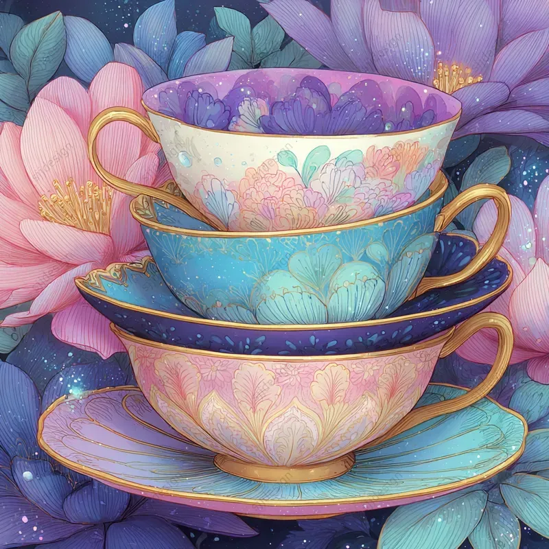 Pastel Dreamcore Portrait Art