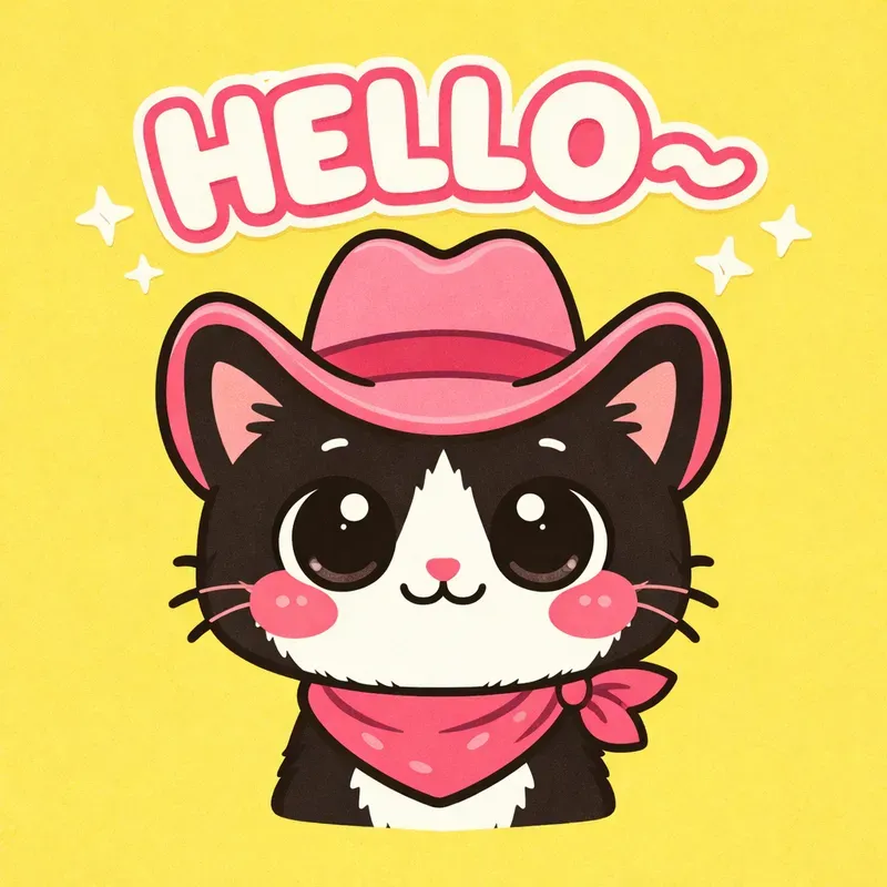 Kawaii Bigeye Pet Stickers