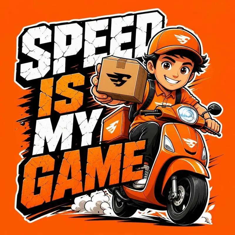 Bold Cartoon Biker Typography Posters
