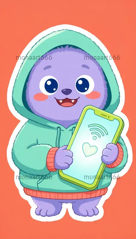 Startup Mascot Diecut Stickers