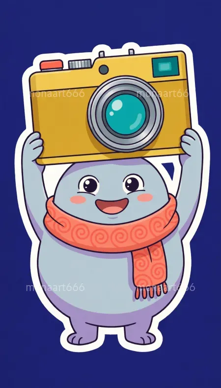 Startup Mascot Diecut Stickers