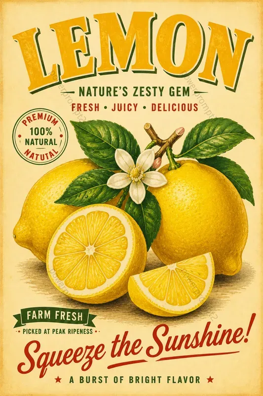 Vintage Produce Posters