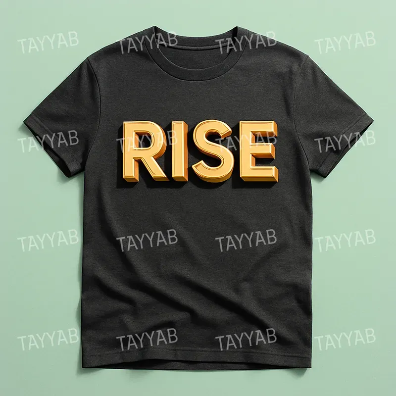Bold 3D Typography Tshirt Mockups