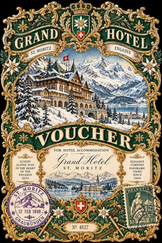 Vintage Winter Travel Ephemera Kits