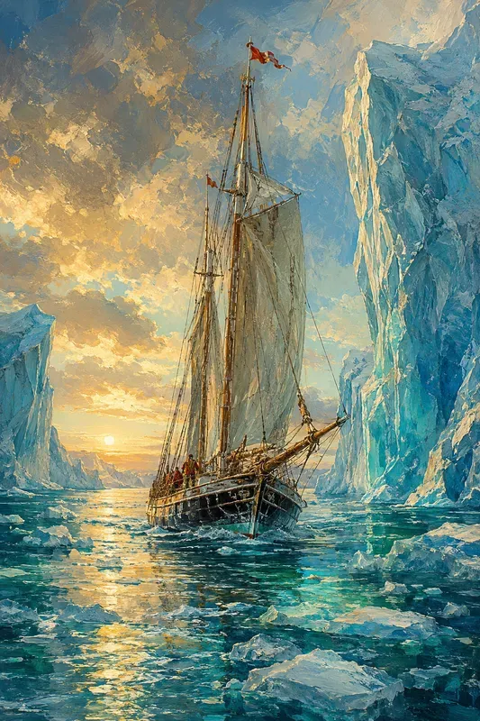 Expressive Nautical Art Scenes