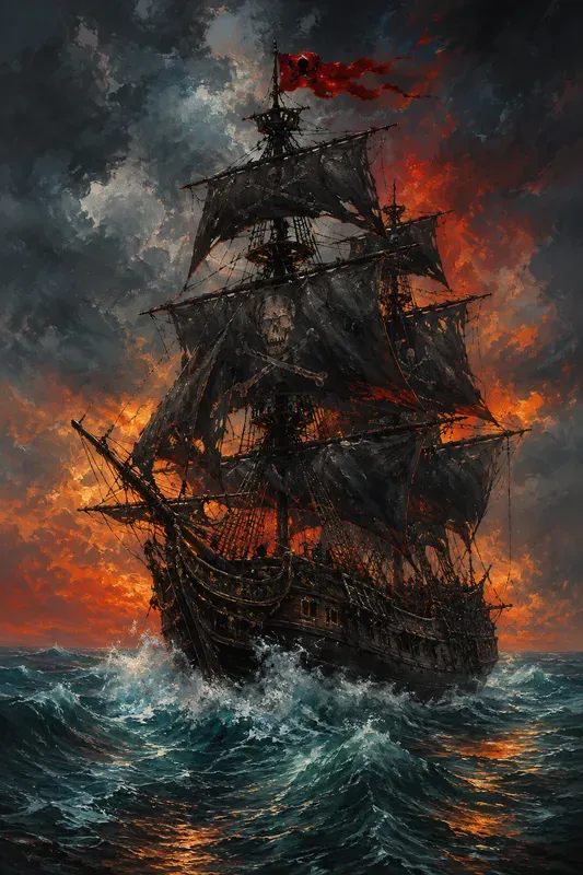 Expressive Nautical Art Scenes