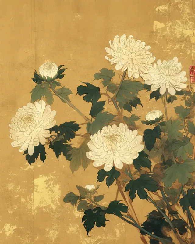 Gongbi Floral Heavycolors