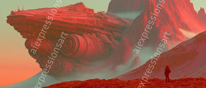 Cinematic Scifi Concept Art