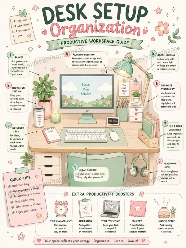 Pastel Visual Organization Infographics