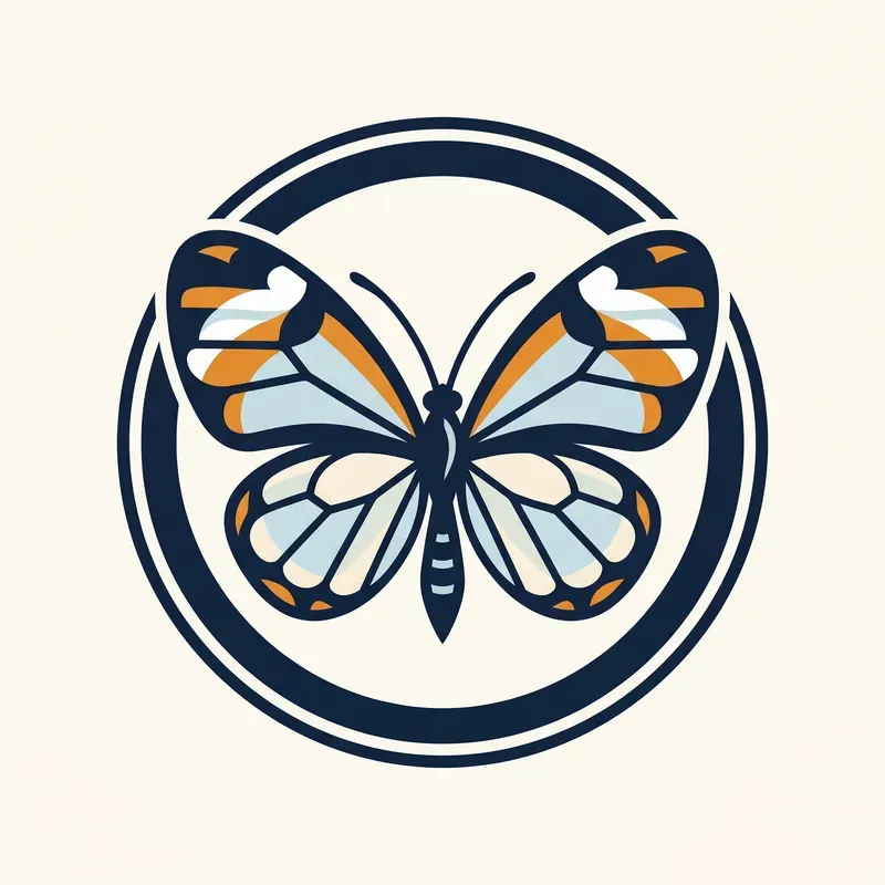 Modern Butterfly Emblems