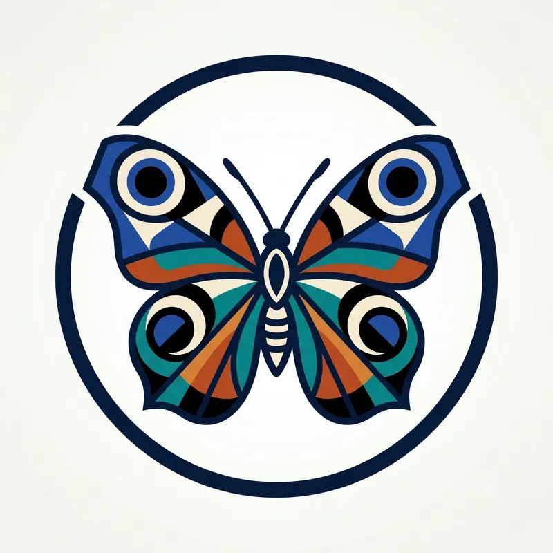 Modern Butterfly Emblems