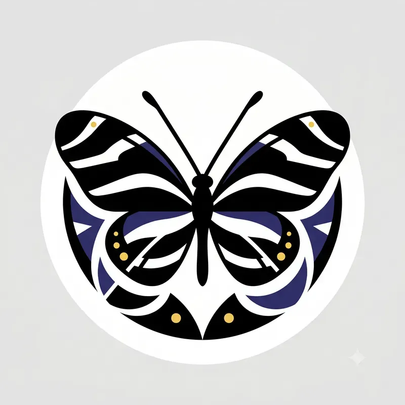 Modern Butterfly Emblems