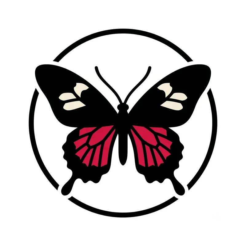 Modern Butterfly Emblems