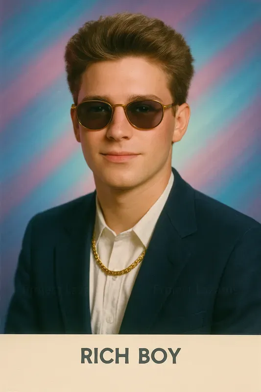 90s Yearbook Glam  Portraits