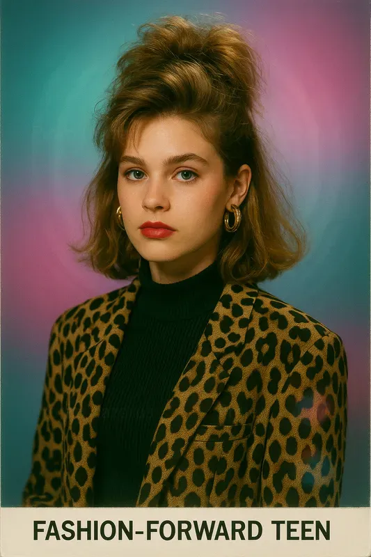 90s Yearbook Glam  Portraits