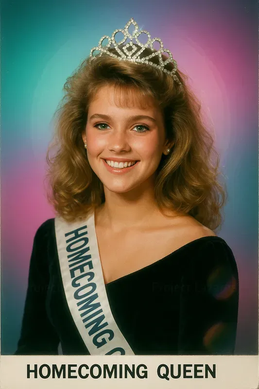 90s Yearbook Glam  Portraits