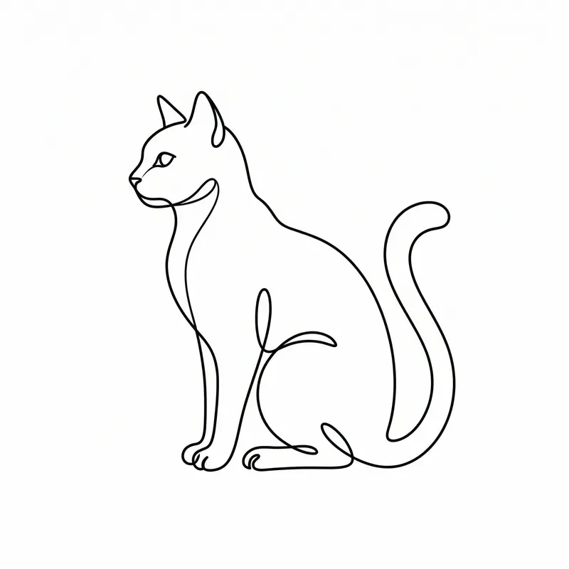 Minimalist Single Line Vector Prints