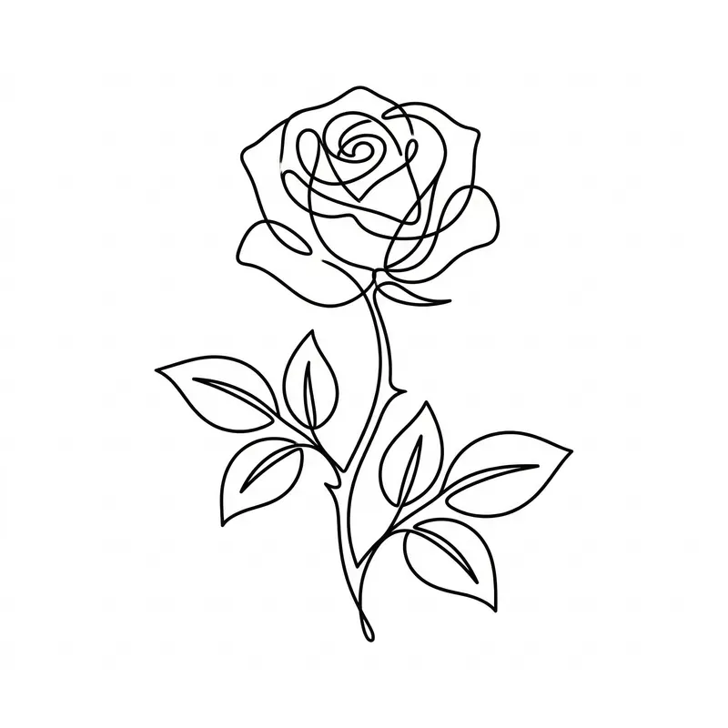 Minimalist Single Line Vector Prints