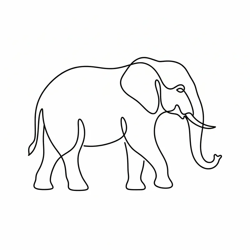 Minimalist Single Line Vector Prints