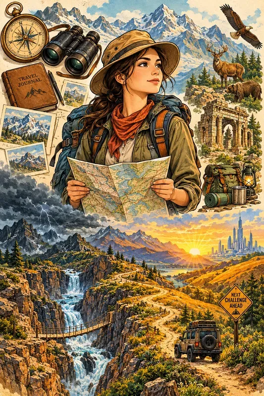 Choose Your Path Life Journey Art