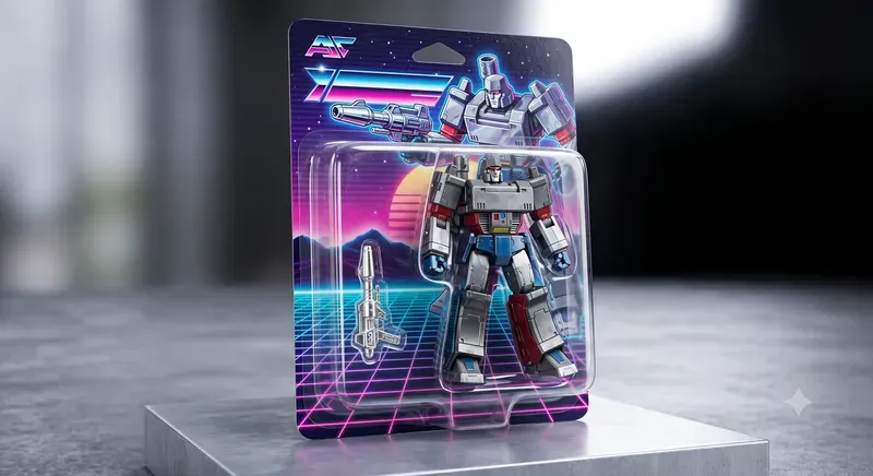 Retro Action Figure Packagings
