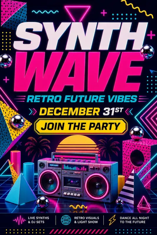Modern Event Flyer Design Assets
