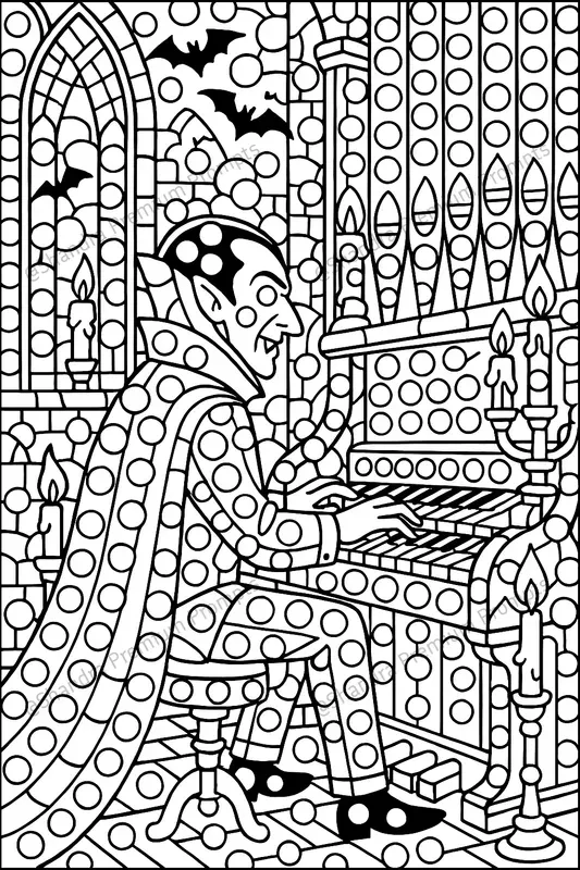 Adults Dot Marker Halloween Coloring Art