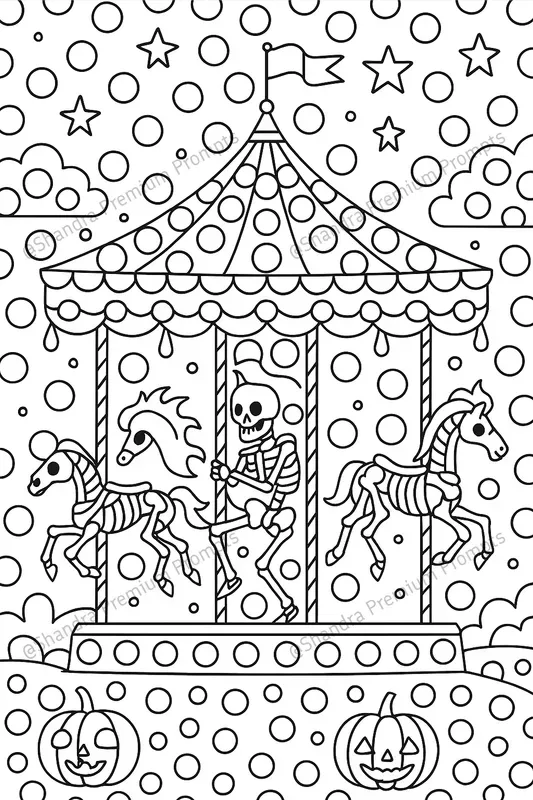 Adults Dot Marker Halloween Coloring Art