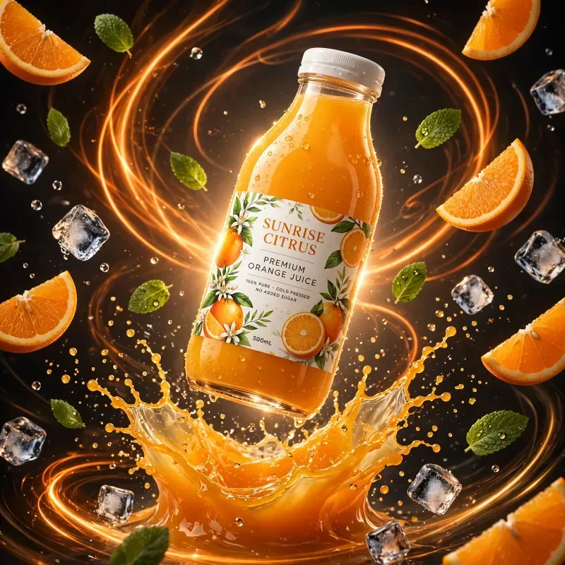 Luxury Floating Product Splashes