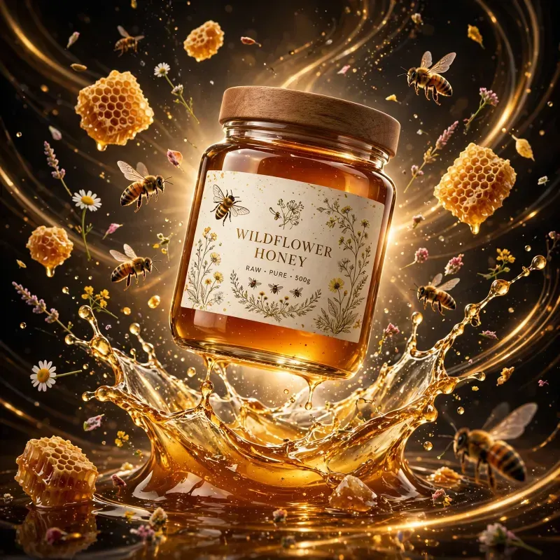 Luxury Floating Product Splashes