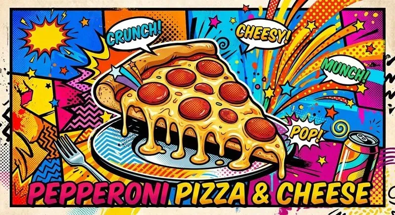 Food Pop Art Compositions