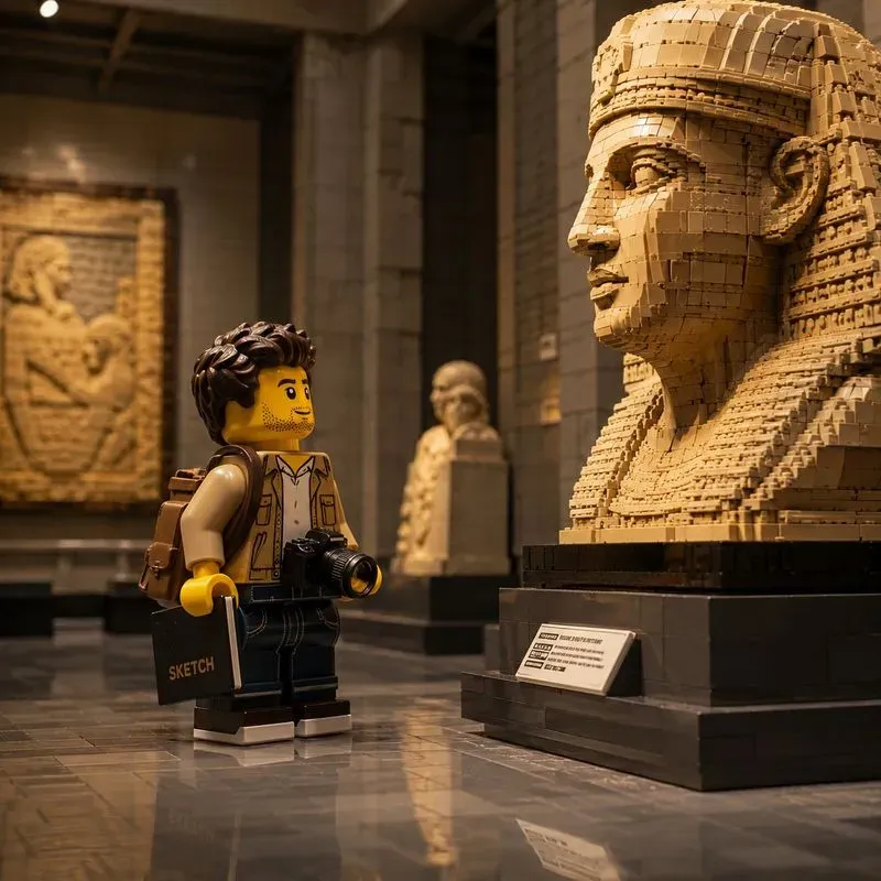 Lego Museum Culture Scenes