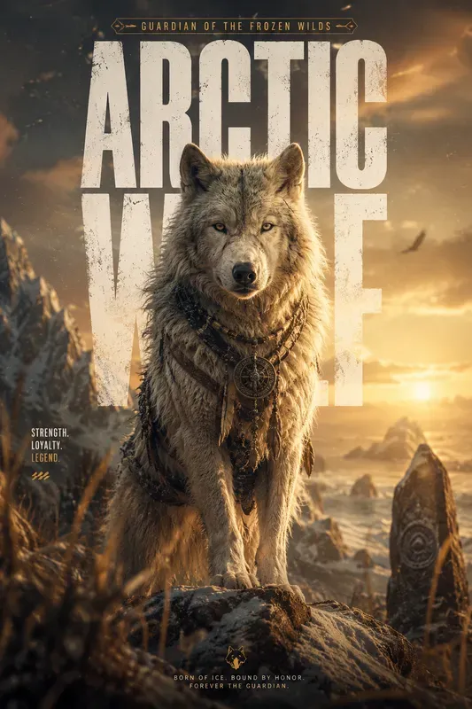 Cinematic Editorial Character Posters